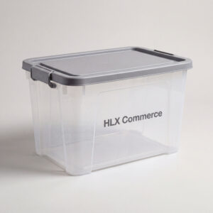 Clear Latching Tote, 32 Litre