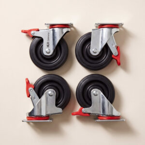 Lockable Castor Set, 4 Pack