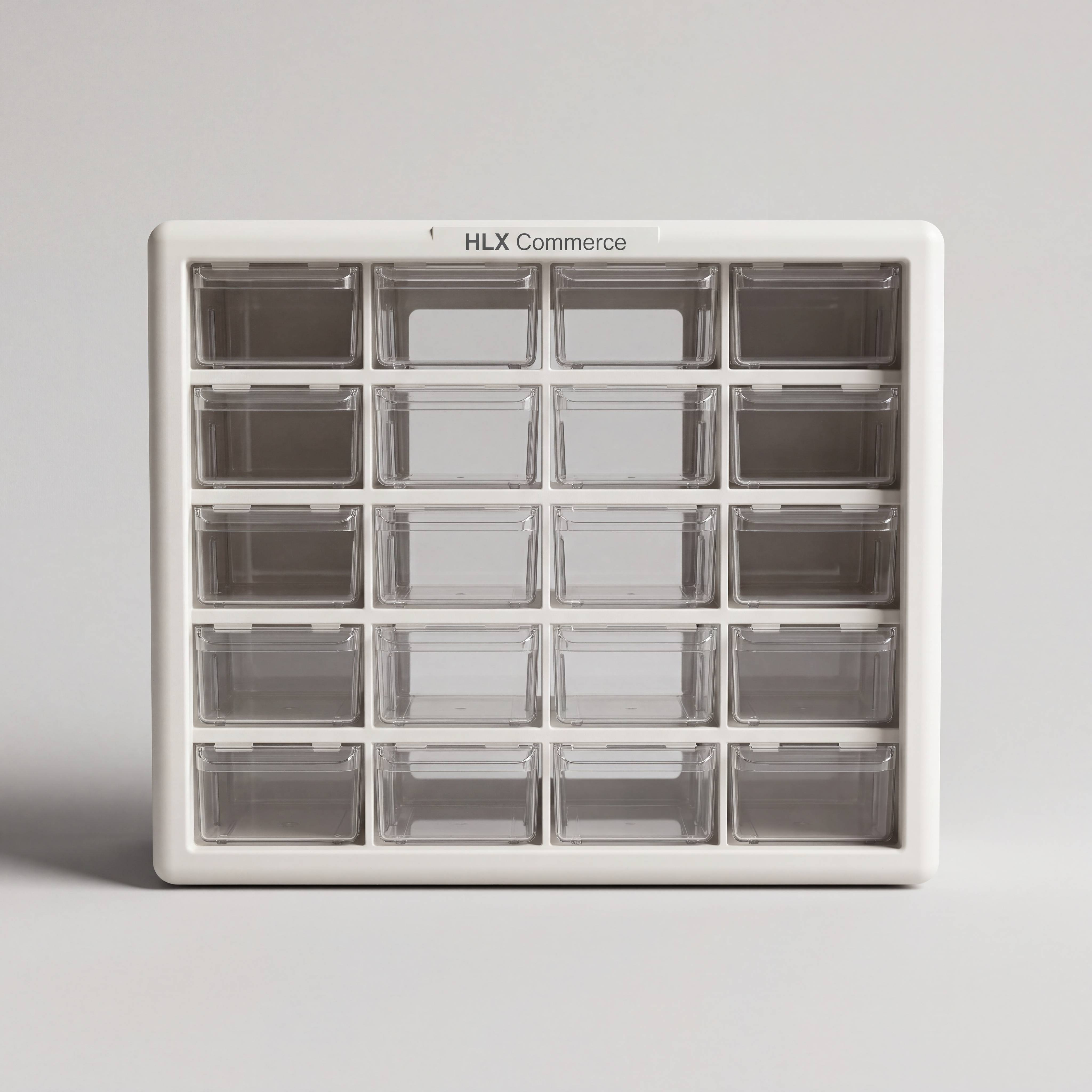 Stackable Parts Cabinet, 24 Bin