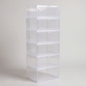 Stacking Shoe Boxes, 6 Pack
